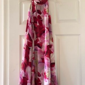 🆕 Eliza J Pink Floral Halter Mini